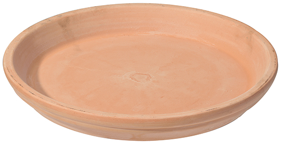 Soucoupe en Terre Cuite White Ø23,5xH.3,1cm